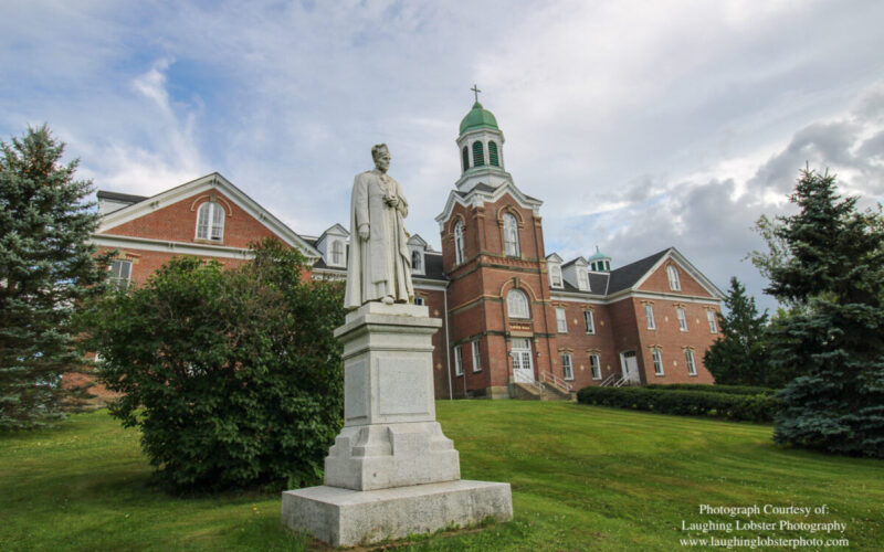Xavier Hall with Statue
